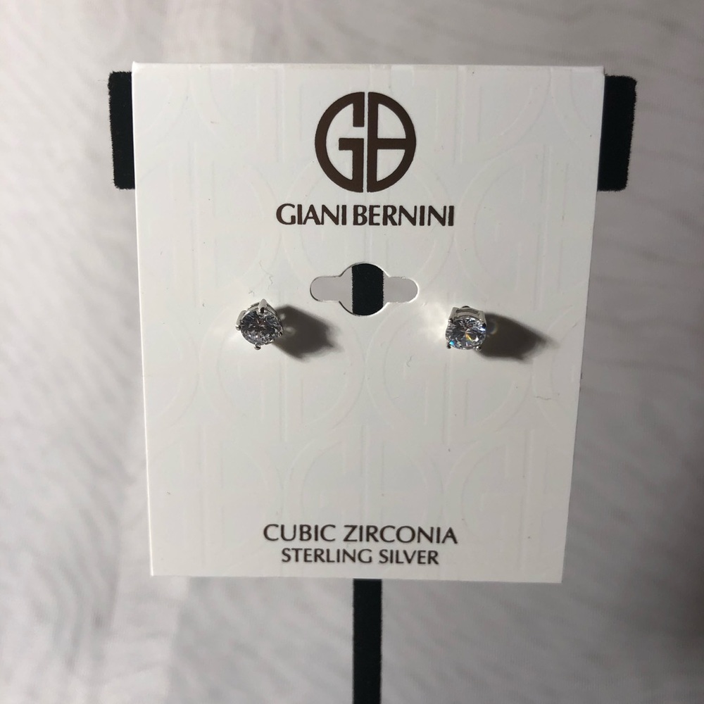 Giani Bernini sterling silver stud earrings